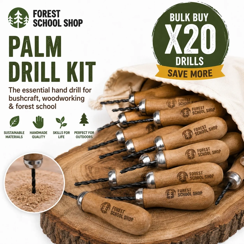 Palm Drill Set – Forest School Bulk Pack